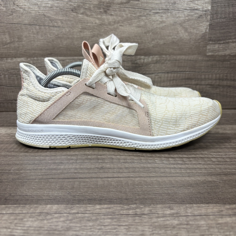 Adidas Edge Lux Tan Pink Womens US Size 8.5 EUR 40.67 CQ1239 Running Shoes